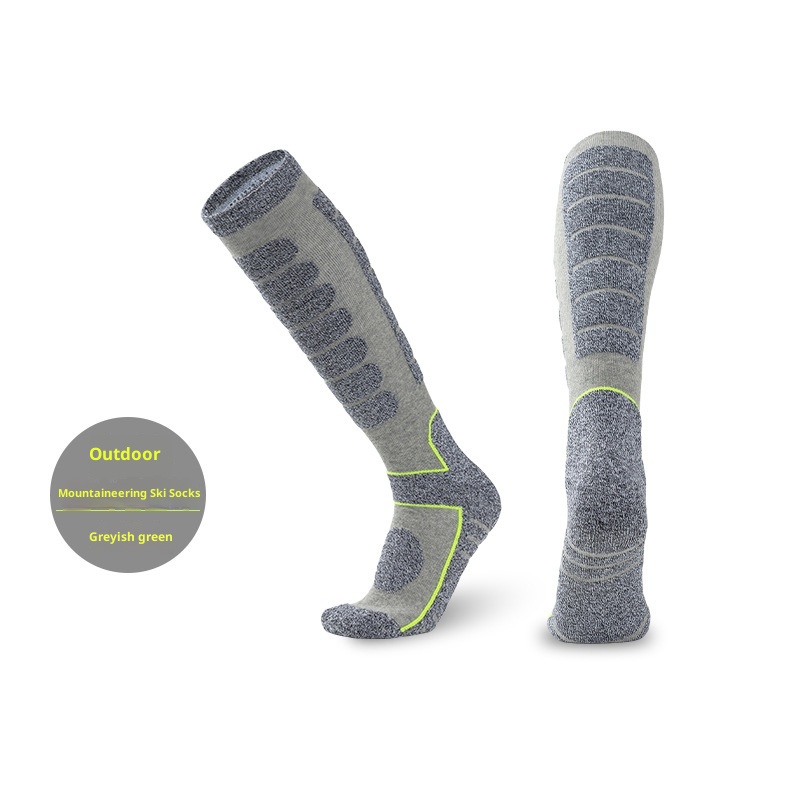 ActiveGo ActiveGo 2023 Nuovo Inverno Lungo Tubo Sci Alpinismo Escursionismo Uomo E Donna Spessore Alzato Asciugamano Fondo Sopra Il Ginocchio Calzini Da Neve_voghion.com