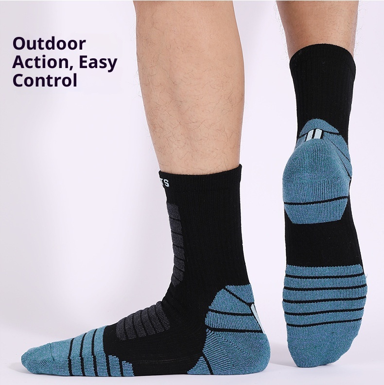 ActiveGo ActiveGo Mingjun Winter 3A Antibacterial Wool Socks Thickened Towel Cross-Border Mountaineering Warm Casual Skiing Non-Slip_voghion.com