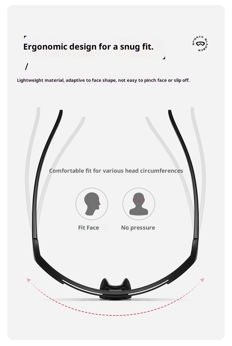 001 Outdoor Groot Frame Fietsen Skiën Winddicht Zonnescherm Bril Mountain Racefiets Sportbril voor Vrouwen_voghion.com