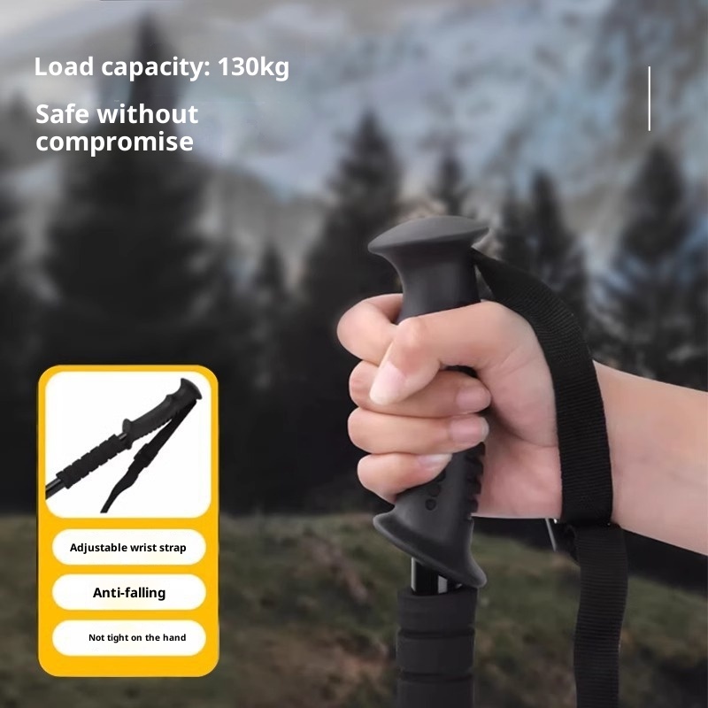 001 Trekking Professional Outdoor Faltkletterstock Carbon Teleskop Wanderstock Sonstiges Großhandel_voghion.com