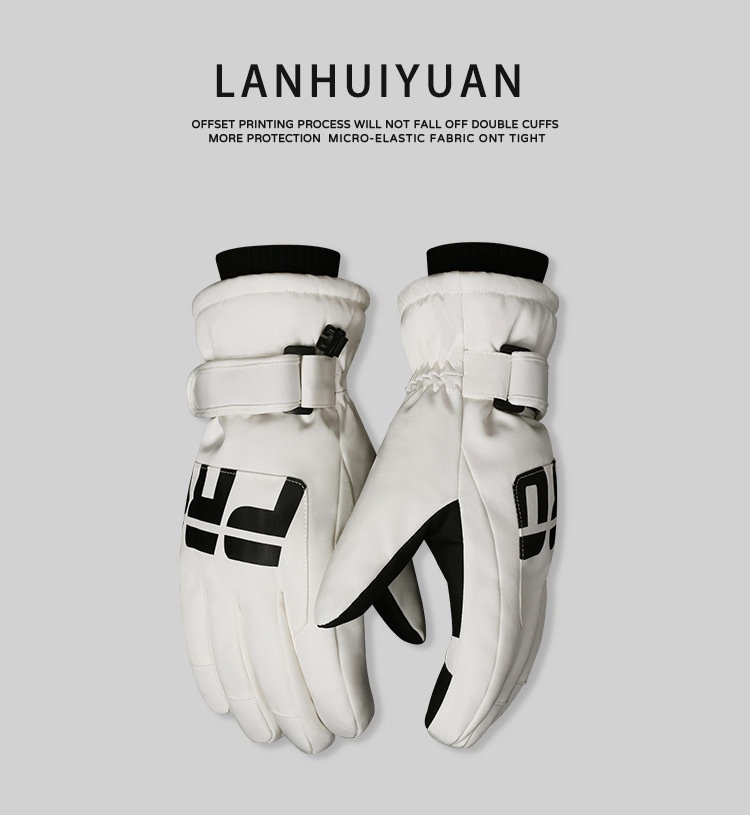 Gants d'hiver Northeast pour hommes, résistants au froid et au gel, doublés en polaire épaisse, compatibles avec les écrans tactiles de ski et de cyclisme pour femmes._voghion.com