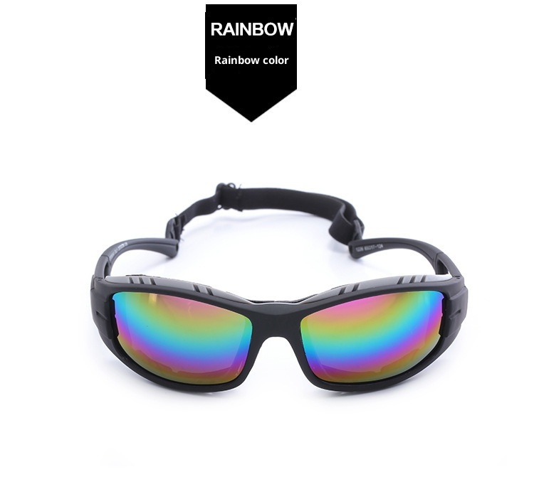 001 Kayak Patlamaya Dayanıklı Rüzgar Geçirmez Açık Hava Bisiklet Gözlüğü Motosiklet Spor Güneş Gözlüğü 1226_voghion.com