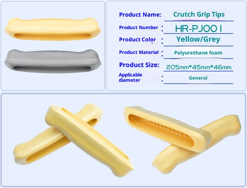 Accessoires pour béquilles doubles sous les aisselles 001 Canne à quatre roues Aide à la mobilité Housse de chaise Coussinet antidérapant en caoutchouc résistant à l'usure Doux_voghion.com