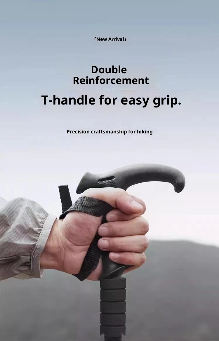 001 Bastone da passeggio per arrampicata all'aperto per uomini e donne, asta telescopica pieghevole per bambini, attrezzatura per la spedizione gratuita_voghion.com