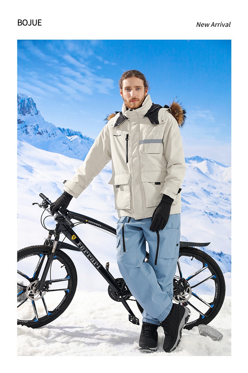 ActiveGo Winter-Skihandschuhe für Damen und Herren, Outdoor-Reithandschuhe, Touchscreen-kompatibel, rutschfest, winddicht, kältebeständig, fleecegefüttert, warm_voghion.com