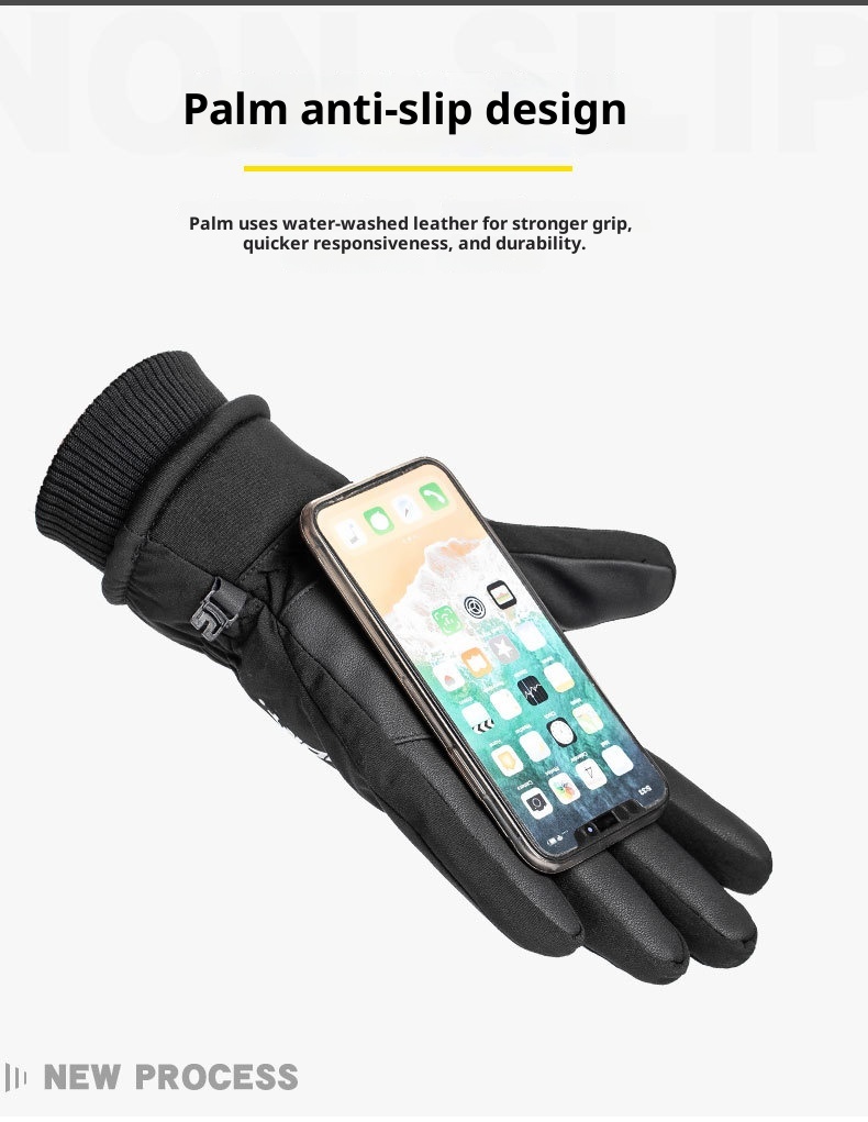 001 Ski For Men And Women Q9067 Waterproof Cold-Proof Fleece-Lined Sports Thick Riding Warm Touchscreen Winter Gloves Export_voghion.com