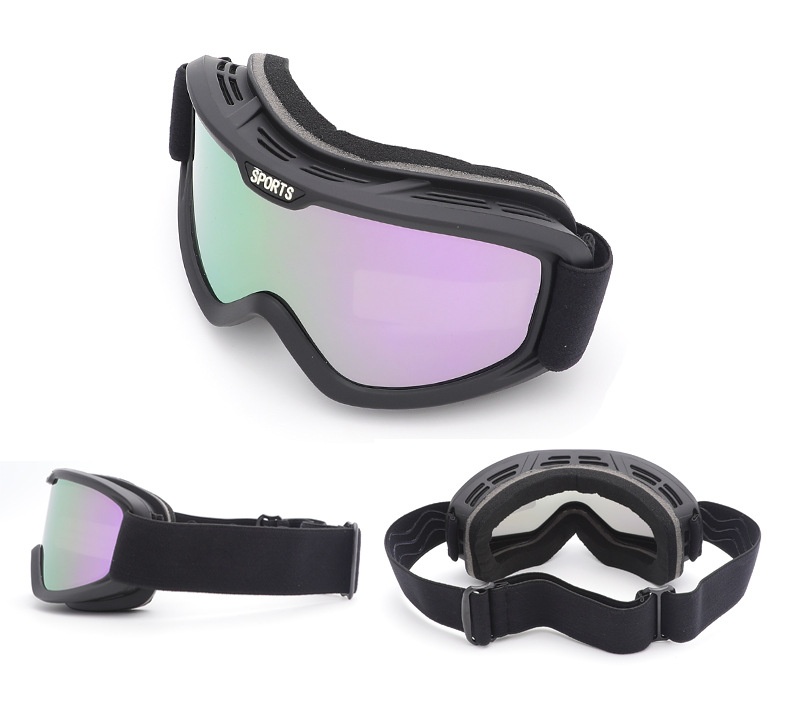 Gafas de esquí y montaña para nieve, resistentes al viento, de doble capa, antivaho y transfronterizas, graduadas (001)._voghion.com