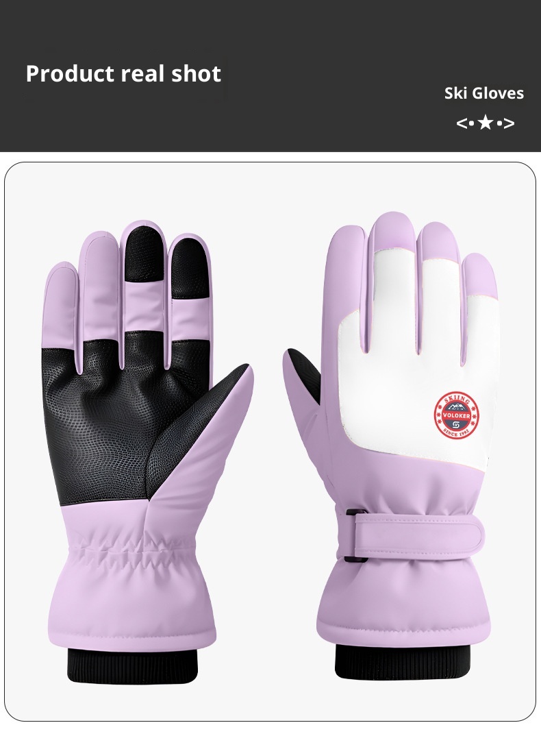 001 Heren Ski Winter Warm Touchscreen Fietsen Sport Winddicht Outdoor Dames Rijhandschoenen_voghion.com