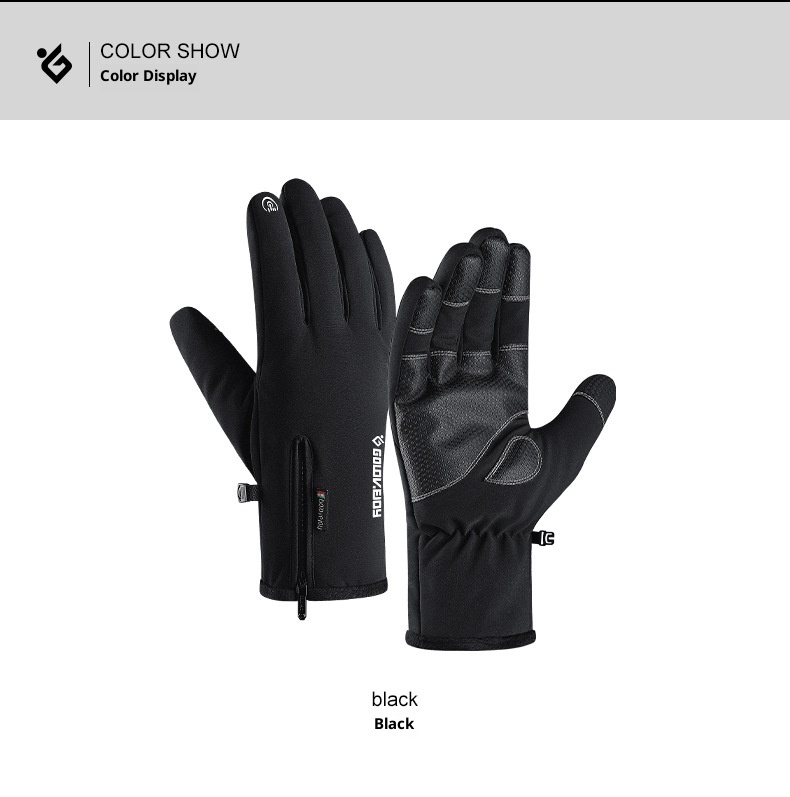 ActiveGo Leiqi Winter Cycling Outdoor Sports Mountaineering Waterproof Windproof Warm Thickened Cotton-Padded Unisex Ski Gloves_voghion.com