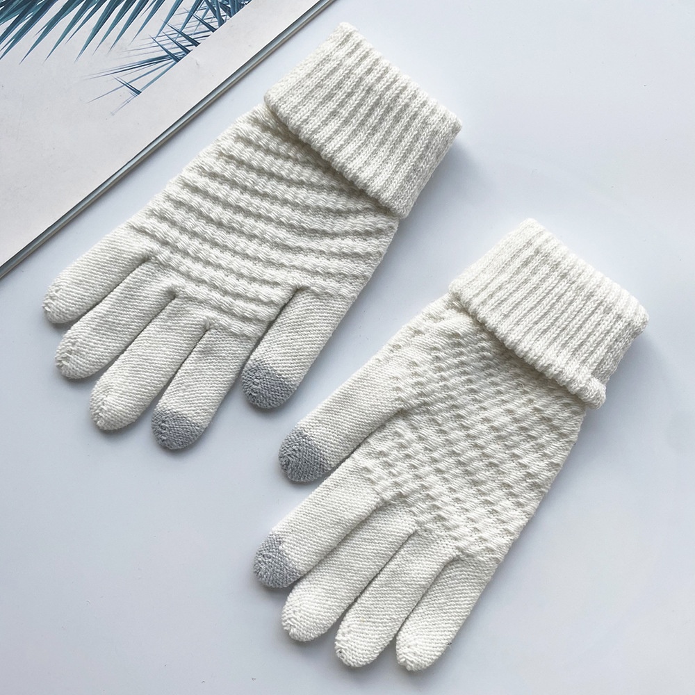 001 2025 Autunno Inverno Caldo Uomo Pile Spessa Moto Bicicletta Elettrica Equitazione Sci Cotone Touchscreen Guanti Donna_voghion.com