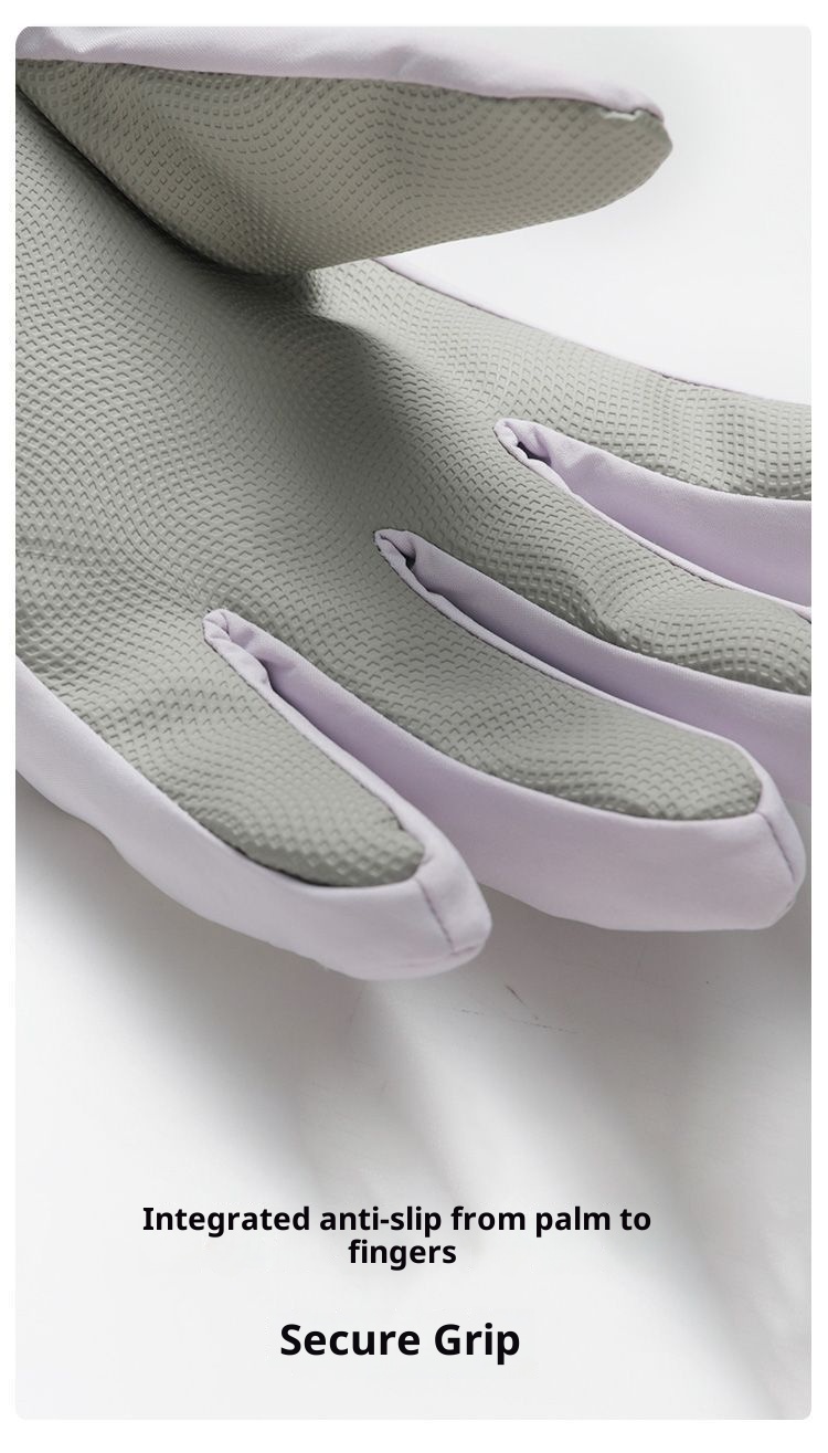 001 Winter-Skihandschuhe für Herren, Touchscreen-fähig, wasserdicht, fleecegefüttert, dick gefüttert, warm, winddicht, für Outdoor-Sportarten, für Studenten_voghion.com