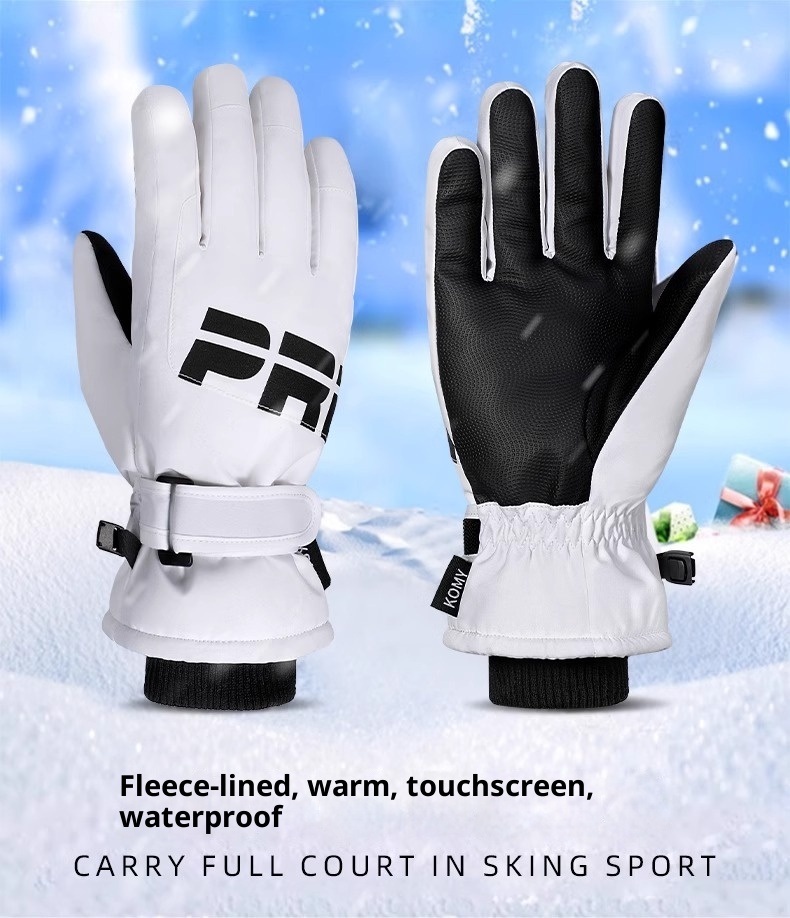 Gants d'hiver Northeast pour hommes, résistants au froid et au gel, doublés en polaire épaisse, compatibles avec les écrans tactiles de ski et de cyclisme pour femmes._voghion.com