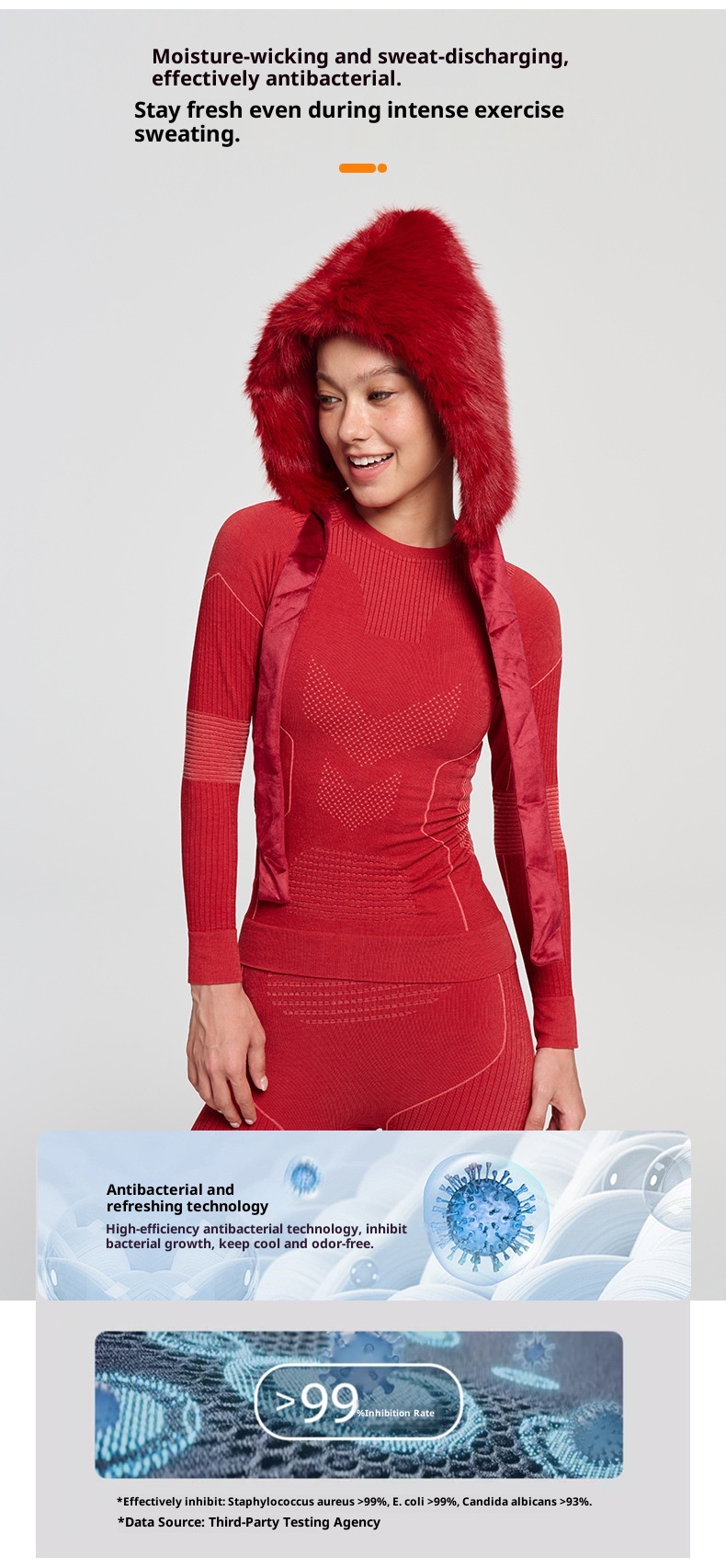 001 Merino Yünü Erkekler ve Kadınlar İçin Açık Hava Yürüyüşü Sonbahar Kış Termal Ter Emici İç Çamaşırı Kayak Takımı Hızlı Kuruyan Giysiler_voghion.com