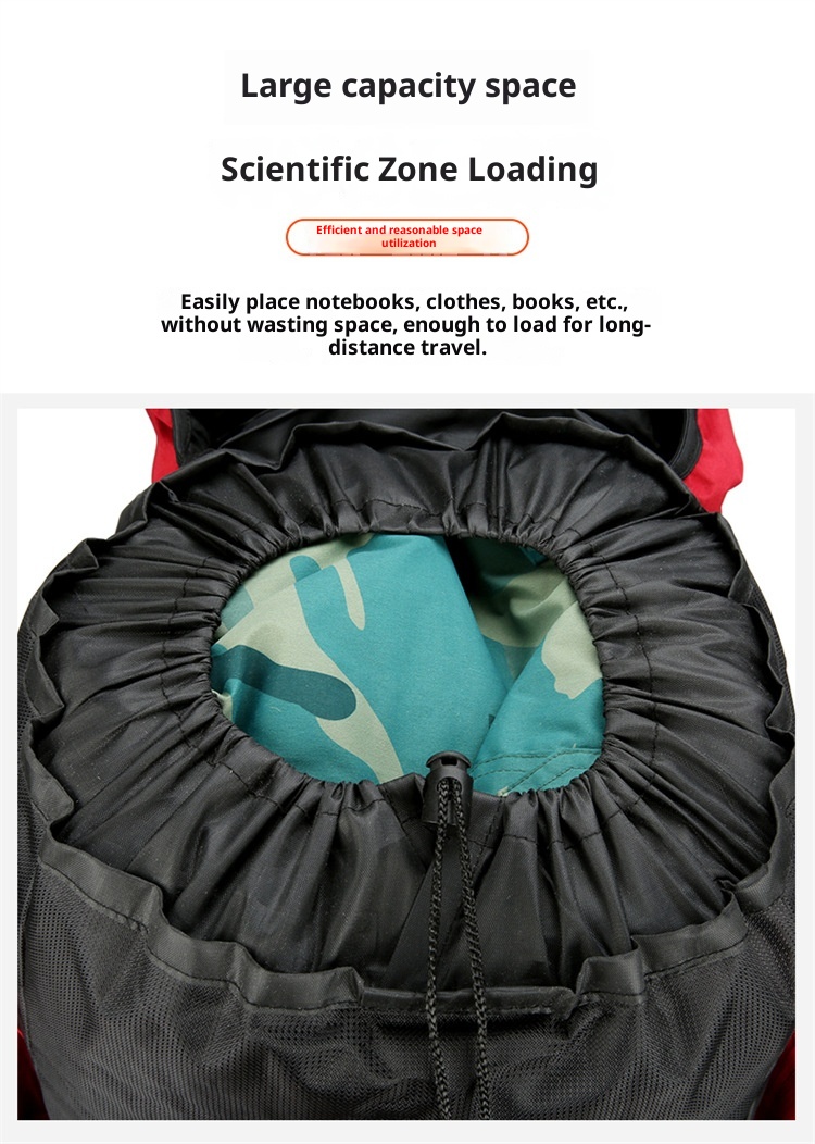 Sac à dos de randonnée extérieur pour hommes et femmes, grande capacité, léger, à double bandoulière, imperméable, 90 L_voghion.com