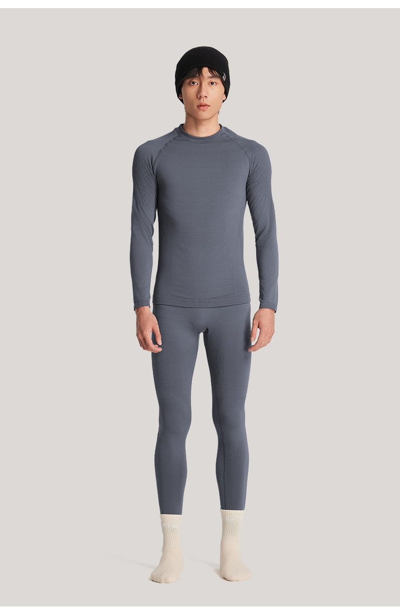 001 TANPO Outdoor Men's Thermal Underwear Set Skiing Sports Running Quick-Dry Layer Autumn Winter Base Shirt And Pants_voghion.com