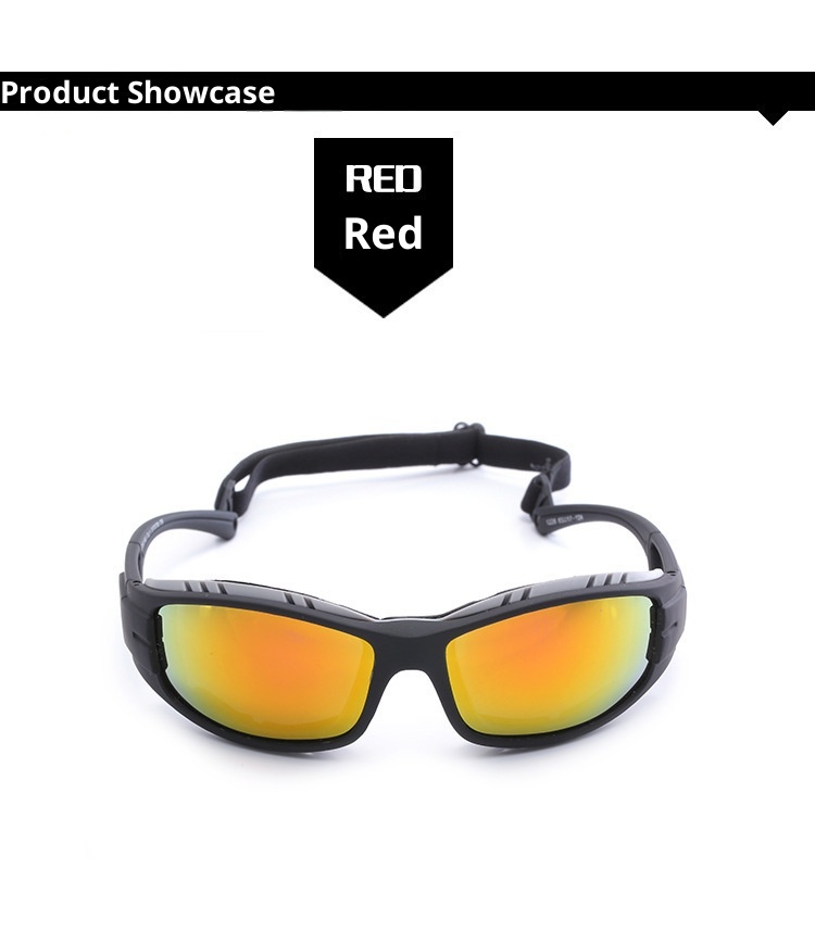 001 Kayak Patlamaya Dayanıklı Rüzgar Geçirmez Açık Hava Bisiklet Gözlüğü Motosiklet Spor Güneş Gözlüğü 1226_voghion.com