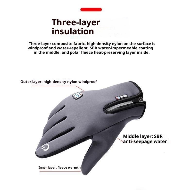 001 Guanti invernali caldi e antifreddo per sci, equitazione, ciclismo, sport, touchscreen, foderati in pile, impermeabili, antivento_voghion.com
