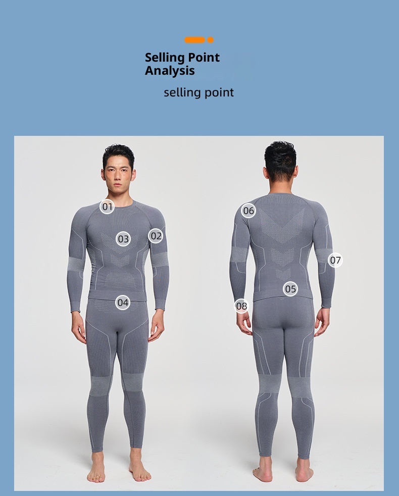 001 Merino Yünlü Hızlı Kuruyan Giysiler Erkekler Kadınlar Açık Hava Yürüyüşü Kayak Termal İç Çamaşırı Nem Emici Sonbahar ve Kış_voghion.com