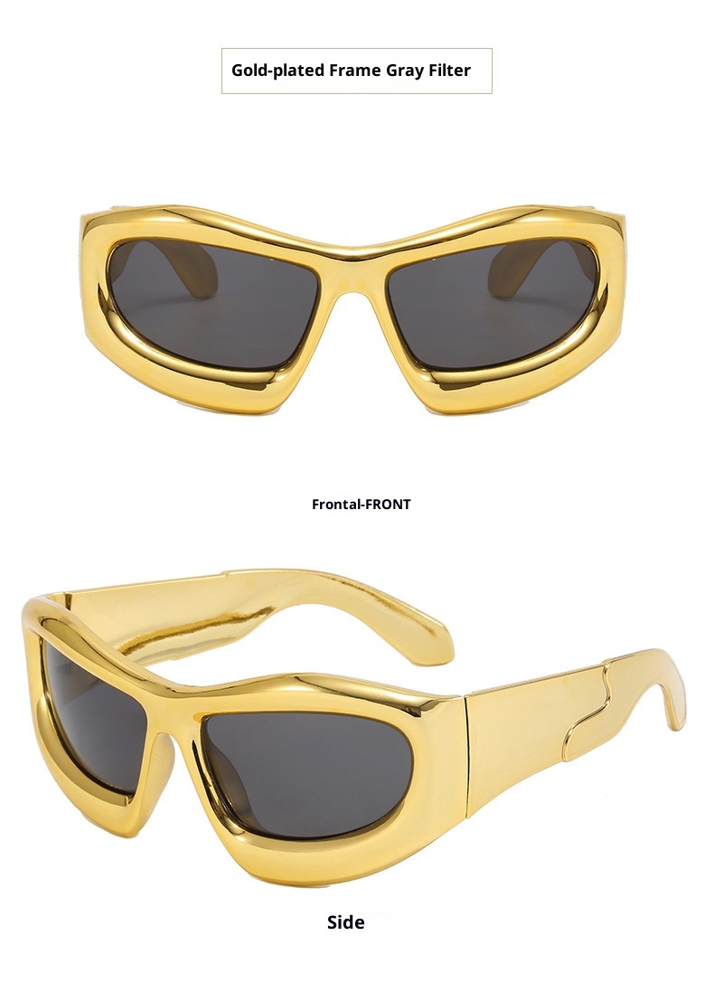 001 Neue Persönlichkeit Bubble Cool Extravagante Trendige Herren und Damen Urlaub Skifahren Bunte Mercury Film Reflektierende Sonnenbrille_voghion.com