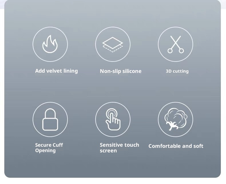 ActiveGo Outdoor Sports Winddicht Waterdicht Touchscreen Groothandel Winter Ski Handschoenen Elektrisch Motorrijden Warm_voghion.com