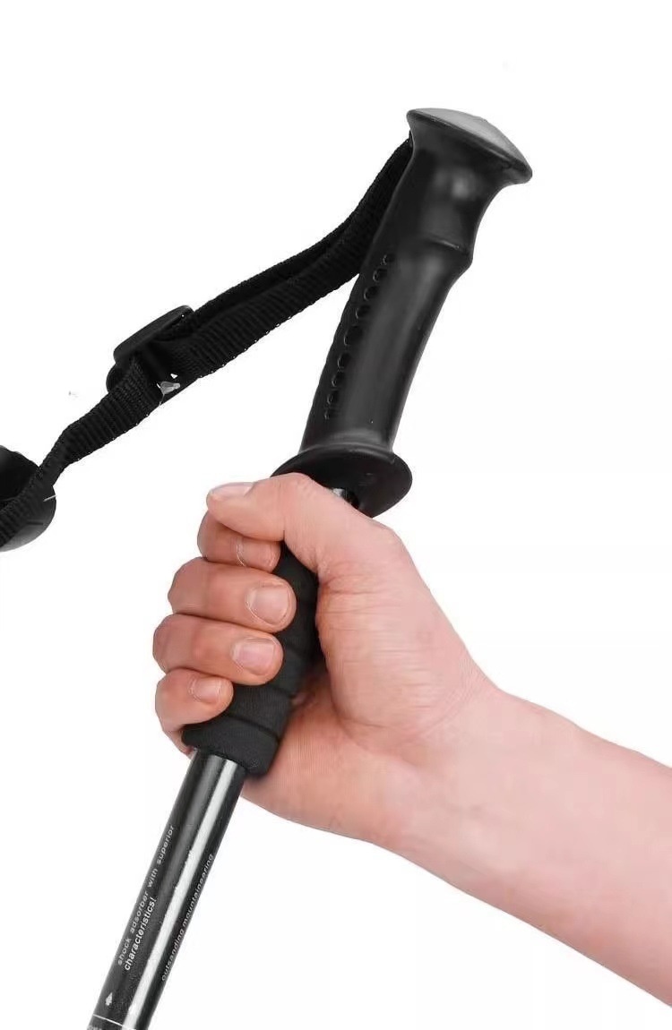 001 Bastone da passeggio per arrampicata all'aperto per uomini e donne, asta telescopica pieghevole per bambini, attrezzatura per la spedizione gratuita_voghion.com