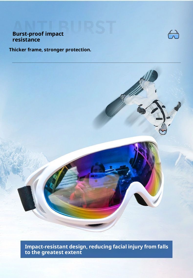 001 Outdoor Windproof Ski Winter Cycling Sports Sunglasses For Women, Stylish Anti-Glare UV Protection Goggles_voghion.com