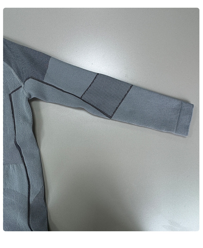 001 Intimo invernale senza cuciture, elastico, caldo, sportivo, aderente, da sci, per esterni, antifreddo_voghion.com