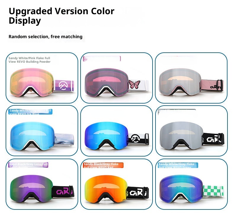 001 Manufacturer In-Stock Unisex Magnetic Cylindrical Ski Glasses Anti-Fog Snow Goggles Protective Gear_voghion.com