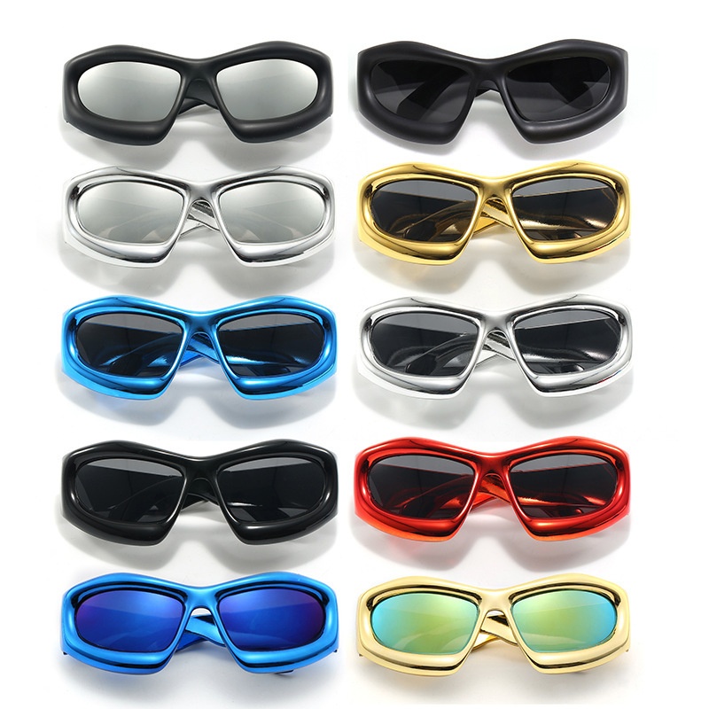 001 Neue Persönlichkeit Bubble Cool Extravagante Trendige Herren und Damen Urlaub Skifahren Bunte Mercury Film Reflektierende Sonnenbrille_voghion.com