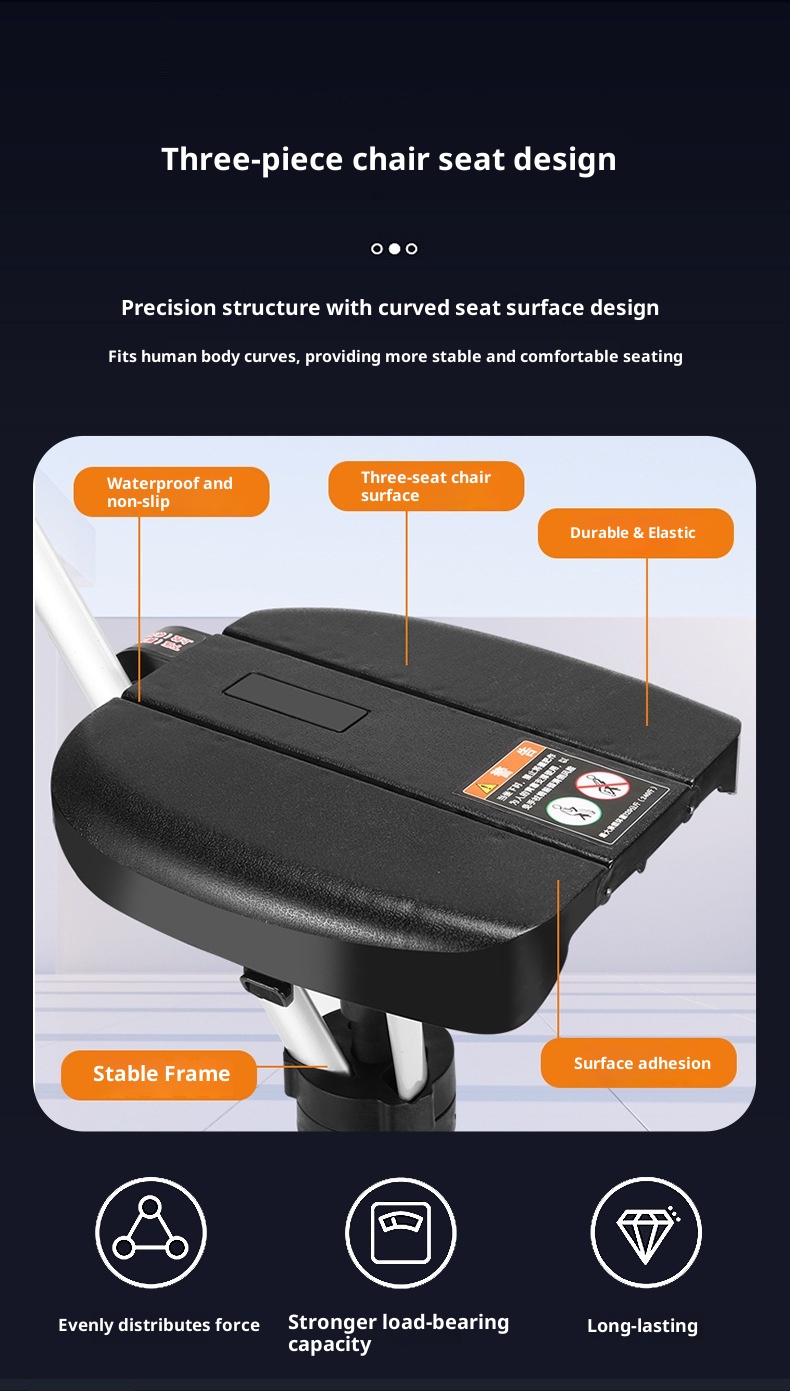 001 Maiwang Sgabello pieghevole portatile multifunzionale antiscivolo in lega di alluminio per escursioni all'aperto con sedia_voghion.com