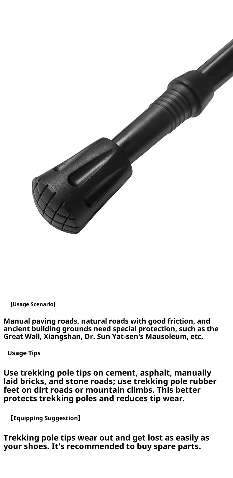 001 Newcastle Trekkingzubehör Mesh Runde Fußüberzüge Liner Rutschfeste, verschleißfeste Stockspitzen Outdoor-Ausrüstung Altes L5_voghion.com