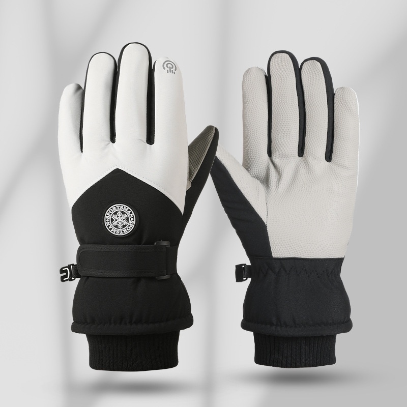 001 Ski voor mannen en vrouwen Winter Touchscreen Warm Fleece gevoerd Verdikt Fietsen Waterdicht Buitenrijden Antislip Katoen_voghion.com