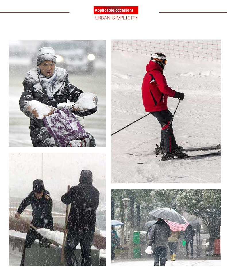 ActiveGo Herfst Winter Verdikt Katoen Heren, Winddicht En Warm, Outdoor Touchscreen Voor Dames, Fiets Motorfiets Koppel Ski_voghion.com