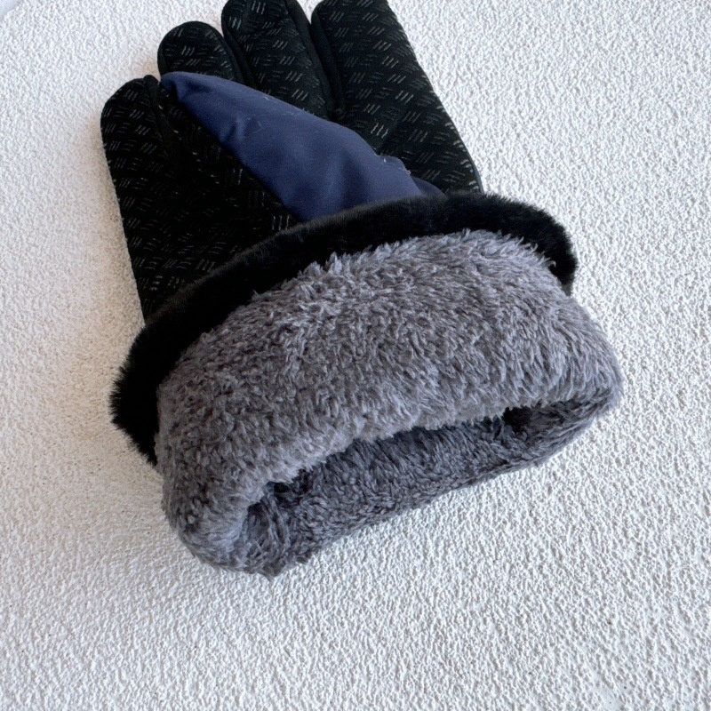 001 Manufacturer Wholesale Outdoor Motorcycle Electric Bike Fleece Lined Thickened Warm Gloves Autumn Winter_voghion.com