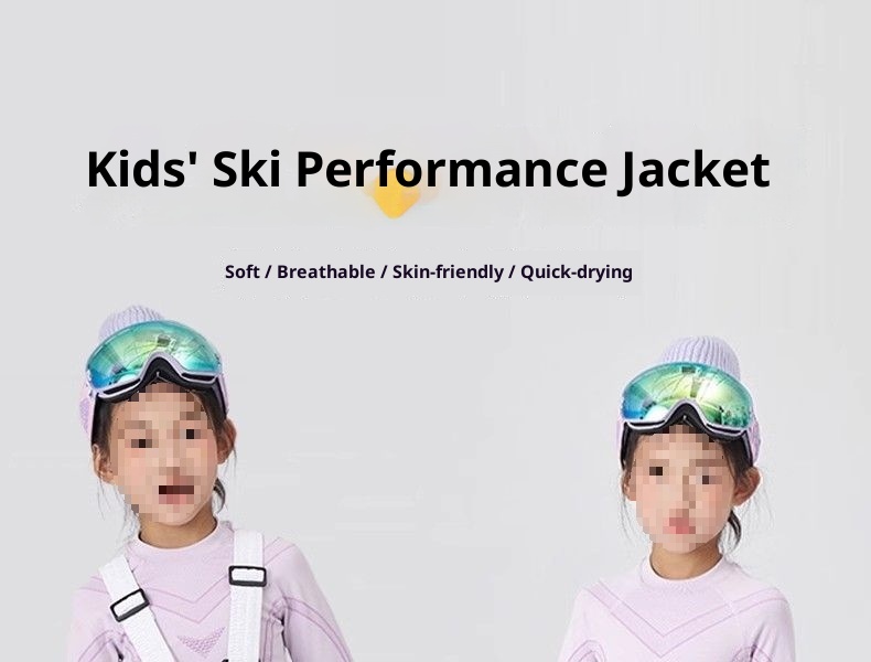 001 H3X Maglia intima da sci per bambini ad asciugatura rapida, foderata in pile, termica, traspirante, traspirante, a compressione, funzionale_voghion.com