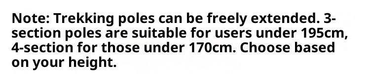 001 Trekking Pole Outdoor Multi-Functional Hiking Carbon Ultra-Light Telescopic Ultra-Short Three-Four Section Folding_voghion.com