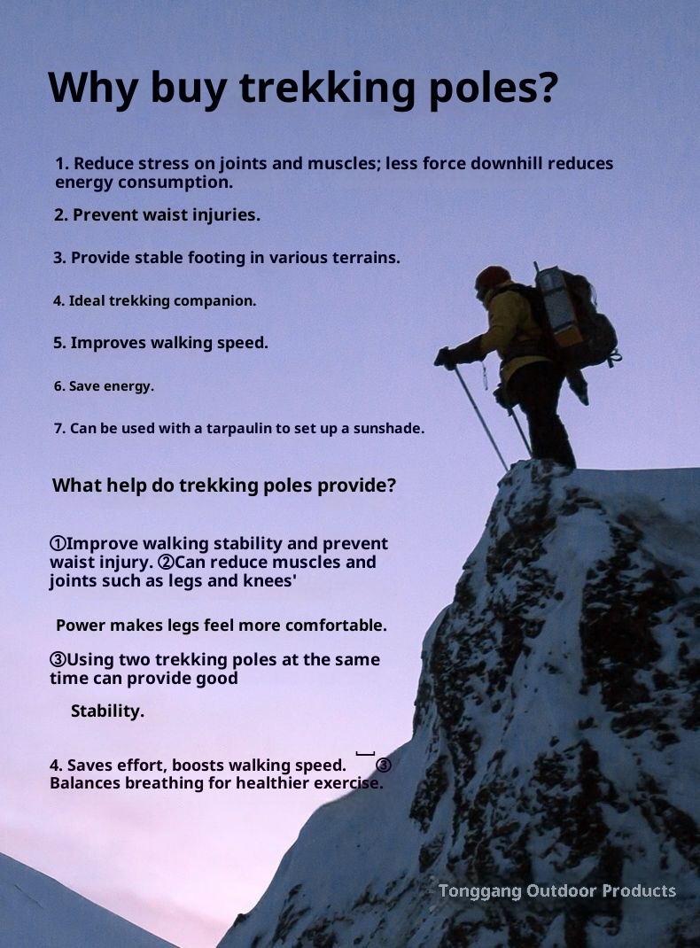 001 Unisex-Wanderstock aus Aluminiumlegierung, faltbar, rutschfest, für Senioren, für den Outdoor-Bereich_voghion.com