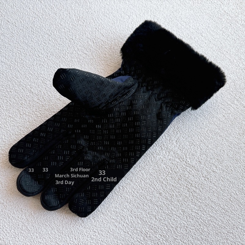 001 Manufacturer Wholesale Outdoor Motorcycle Electric Bike Fleece Lined Thickened Warm Gloves Autumn Winter_voghion.com