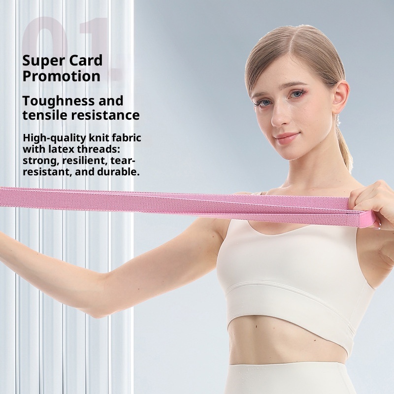 001 208 Fascia elastica per esercizi di apertura della schiena con resistenza elevata in lattice per yoga e danza_voghion.com