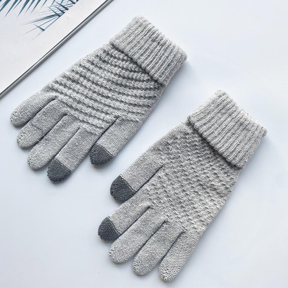 001 2025 Autunno Inverno Caldo Uomo Pile Spessa Moto Bicicletta Elettrica Equitazione Sci Cotone Touchscreen Guanti Donna_voghion.com