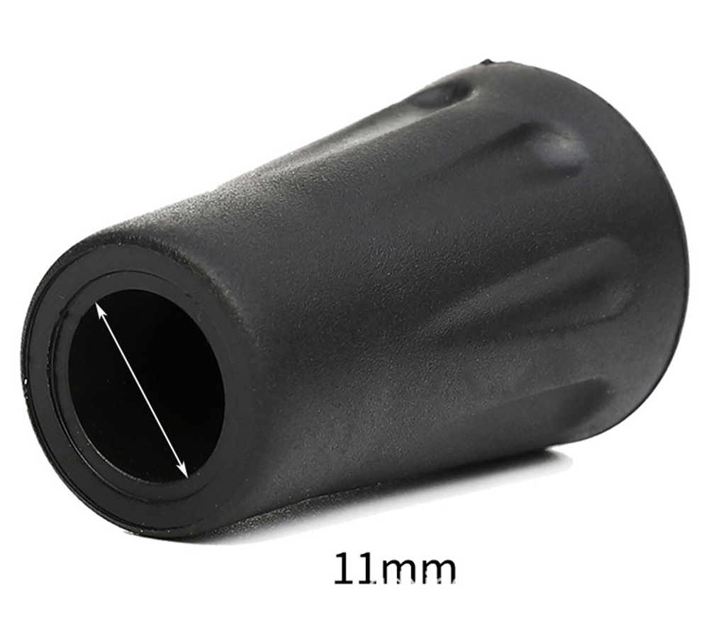 001 Manicotto in gomma antiscivolo per bastoni da trekking, assorbimento degli urti, punta resistente all'usura, copripiedi protettivo, accessori Cyliner_voghion.com
