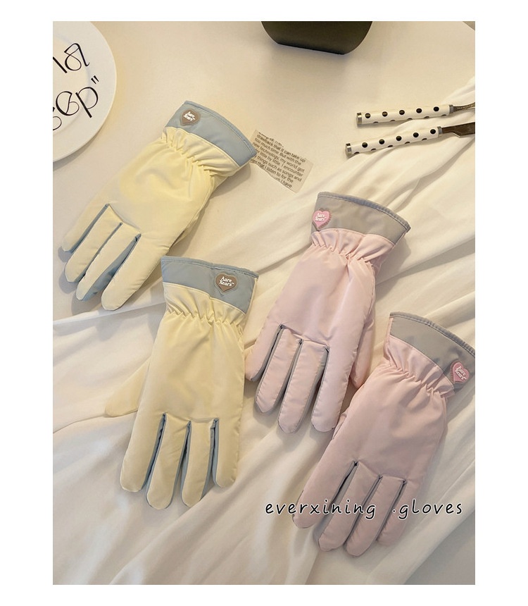 ActiveGo Fleece-gevoerde, verdikte, koudebestendige outdoor-ski-fiets-elektrische fiets-winddicht-antislip-touchscreen-leuke, warme handschoenen_voghion.com