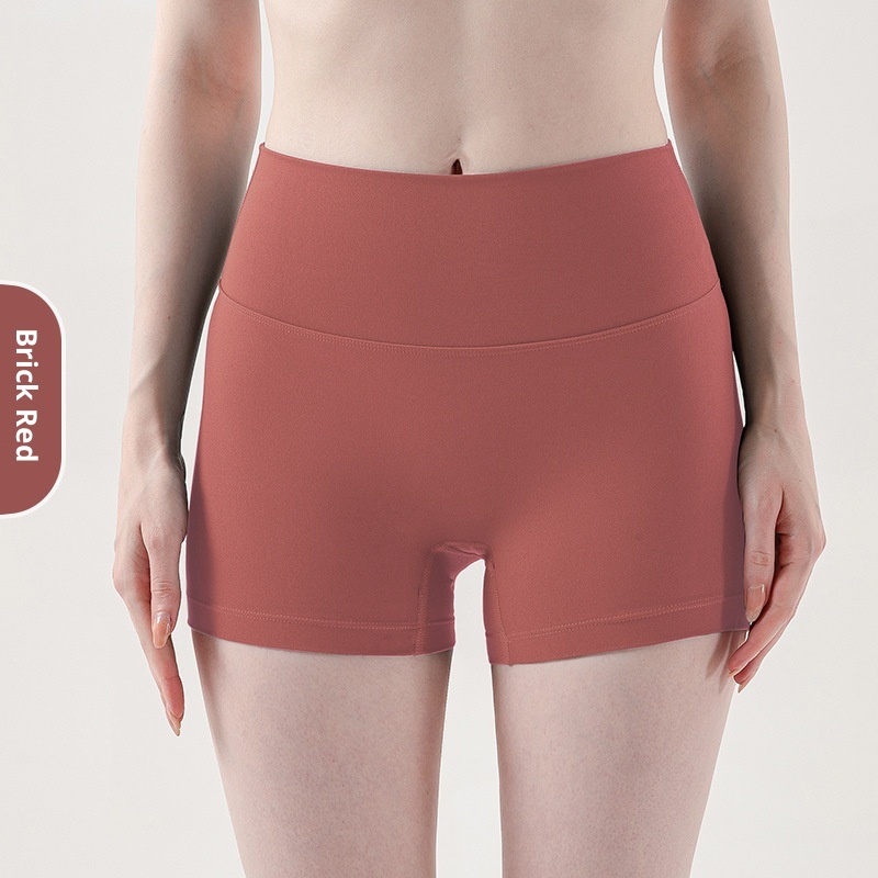 001 New European And American Style Sports Shorts For Women Summer High Waist Tight Lift Peach Hip Fitness Yoga_voghion.com