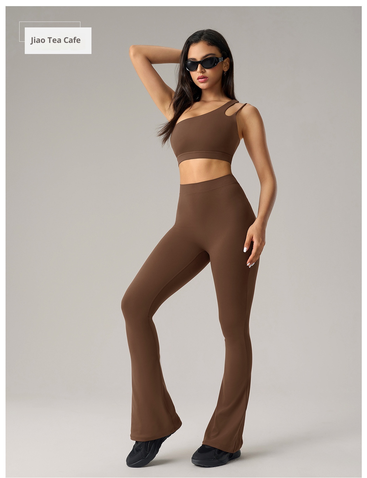 001 European And American Cross-Border One-Shoulder Yoga Beautiful Back Sports Bra Irregular Shoulder Running Fitness Vest_voghion.com