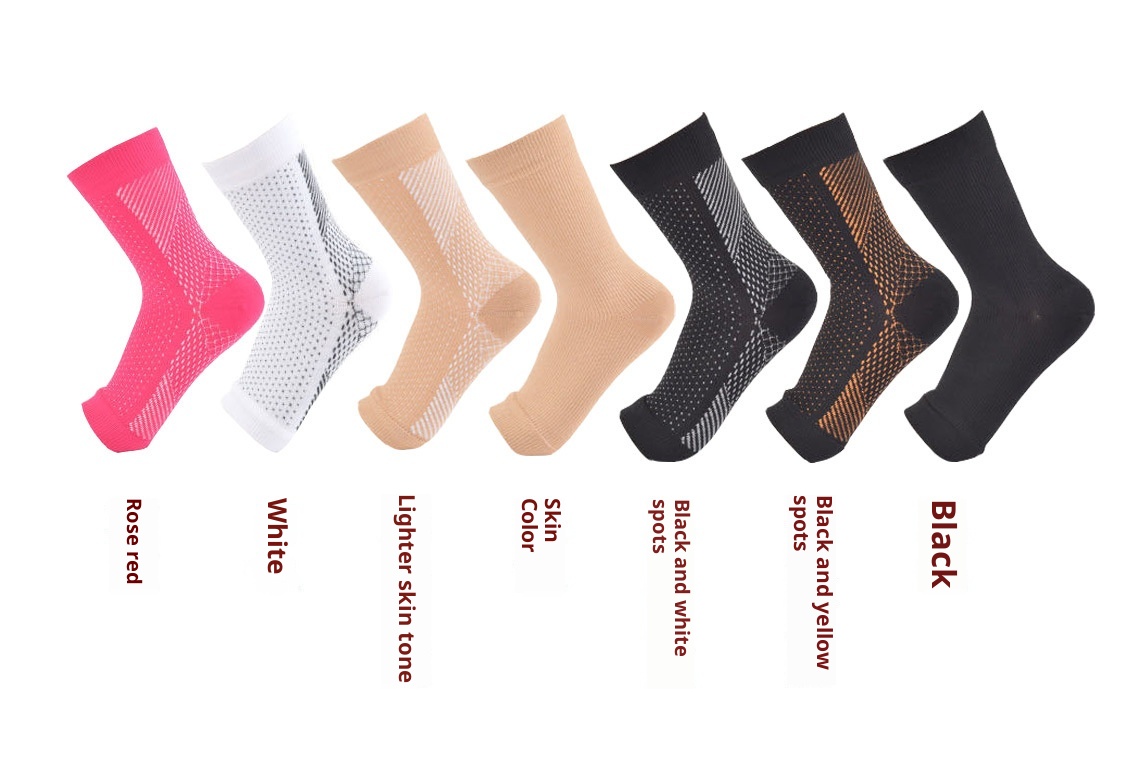 001 001 Calzini sportivi unisex per yoga, con punta aperta, maniche a compressione, protezione per i piedi nudi_voghion.com