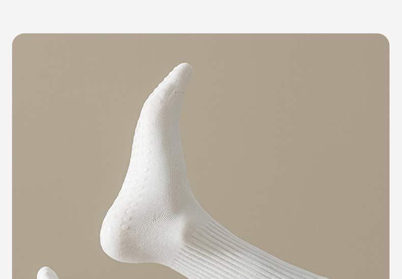 Chaussettes longues mi-mollet en coton antidérapant pour femme, idéales pour le sport, le fitness, le yoga et le pilates, automne-hiver. Pantalon requin._voghion.com