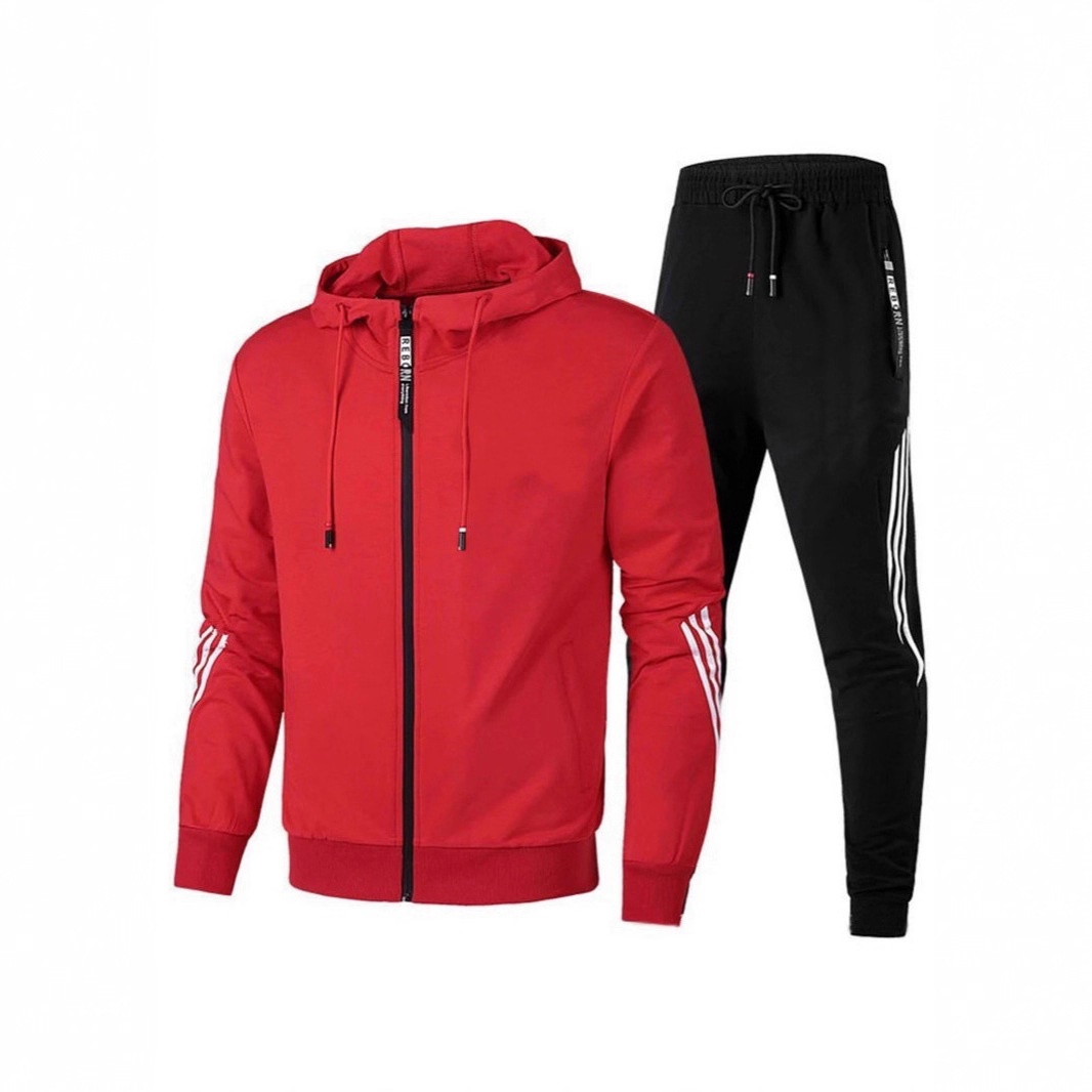 Conjunto deportivo informal ActiveGo Otoño 2023 para hombre, sudadera con capucha unisex, ropa deportiva para correr, estilo moderno_voghion.com