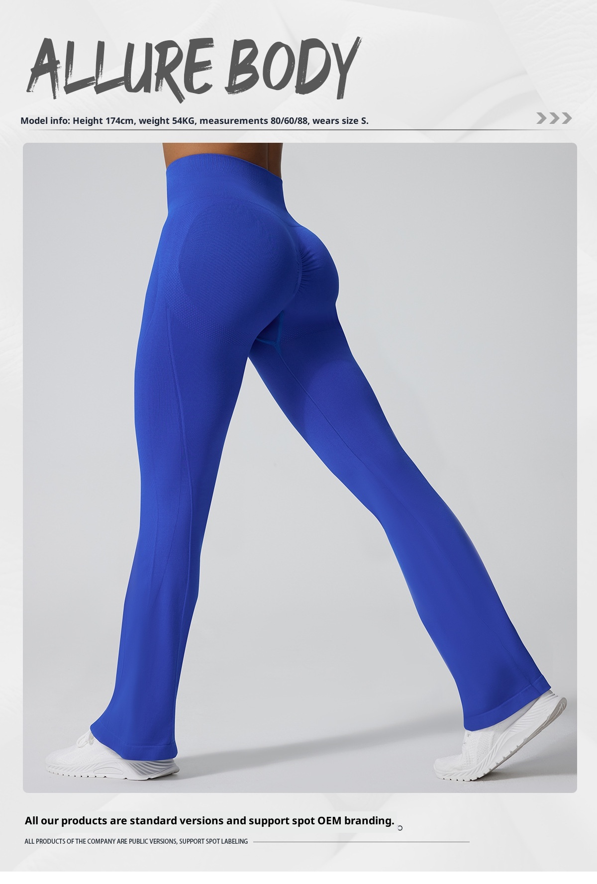001 En stock Nouveau pantalon de sport évasé pour femme, effet push-up, coupe slim, jambes droites, jambes larges, idéal pour le fitness et le yoga_voghion.com