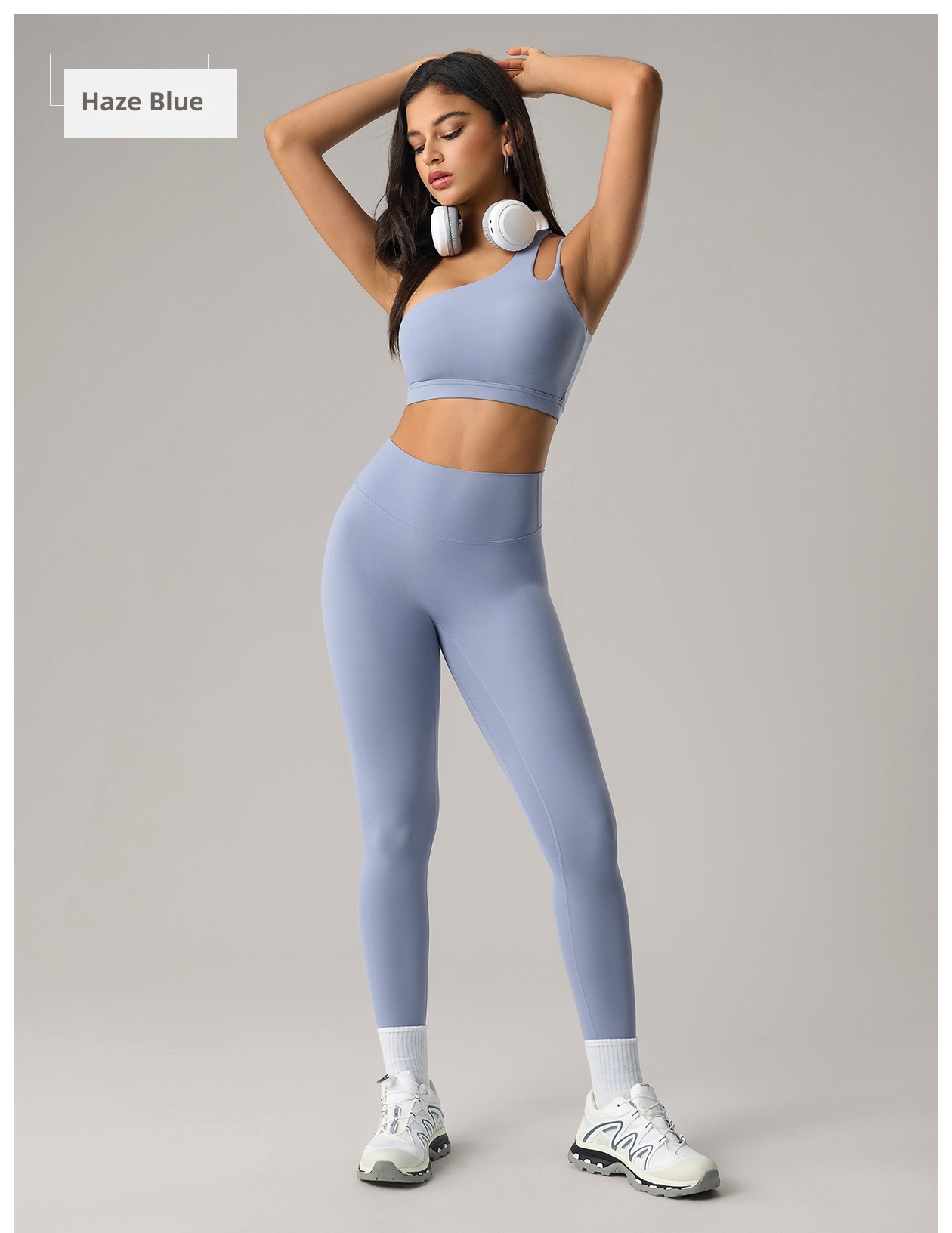 001 European And American Cross-Border One-Shoulder Yoga Beautiful Back Sports Bra Irregular Shoulder Running Fitness Vest_voghion.com