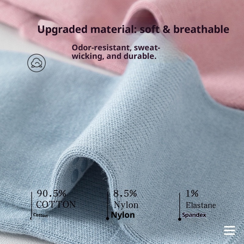 001 Spring Summer Yoga Mid-Calf Seamless Ruffled Edge Sports Non-Slip Running Pilates Thin Shock-Absorbing Fitness Socks_voghion.com